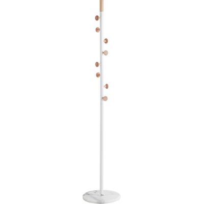 HAKU Perchero natural, blanco, Mármol, madera maciza, metal Dim.: AL 178 cm x diámetro 35 cm, Estilo: Moderno HAKU Perchero natural, blanco, Mármol, madera maciza, metal Dim.: AL 178 cm x diámetro 35 cm, Estilo: Moderno