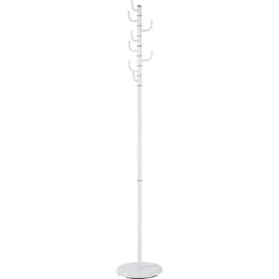 HAKU Perchero de pie blanco, Metal Perchero Medidas: Al 170 cm x Ø 29 cm, Estilo: Moderno HAKU Perchero de pie blanco, Metal Perchero Medidas: Al 170 cm x Ø 29 cm, Estilo: Moderno
