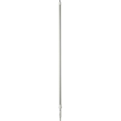Vikan Mango de fibra de vidrio con punta roscada, 2973, blanco, 1 Vikan Mango de fibra de vidrio con punta roscada, 2973, blanco, 1