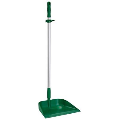 Vikan upright dustpan, green,75 cm handle, 330x200x75mm /10 Vikan upright dustpan, green,75 cm handle, 330x200x75mm /10