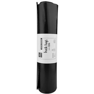 IDEA HOME 10 Bolsas de Basura Extremadamente Resistentes de 120 L, Grosor 100 Mic, 110 x 70 cm, Alto Rendimiento IDEA HOME 10 Bolsas de Basura Extremadamente Resistentes de 120 L, Grosor 100 Mic, 110 x 70 cm, Alto Rendimiento
