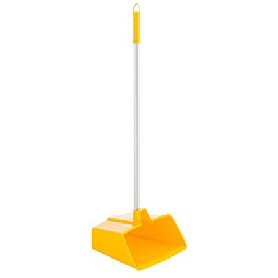 Maya Professional Tools Recogedor industrial con mango de aluminio, 270 x 300 x 160 mm, color amarillo Maya Professional Tools Recogedor industrial con mango de aluminio, 270 x 300 x 160 mm, color amarillo