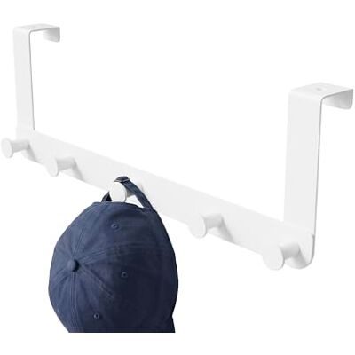 Amig Perchero para puerta 470 x 160 x 75 mm Colgador color Blanco Fabricado en Acero. Mod. Amig Perchero para puerta 470 x 160 x 75 mm Colgador color Blanco Fabricado en Acero. Mod.