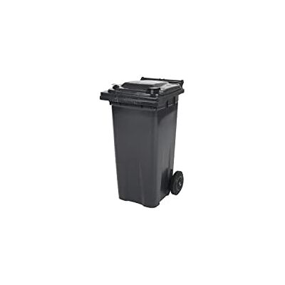 SARO MGB120G Recipiente grande de basura (2 ruedas, 120 litros), color gris SARO MGB120G Recipiente grande de basura (2 ruedas, 120 litros), color gris