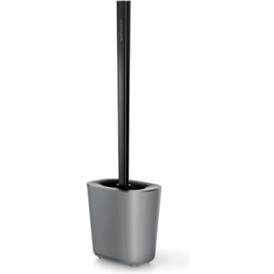 Vileda Escobilla de Baño con Soporte, Gris, Antideslizante Polipropileno y TPR resistentes con base de goma, 13 x 9 x 45,5 cm, sin montaje Vileda Escobilla de Baño con Soporte, Gris, Antideslizante Polipropileno y TPR resistentes con base de goma, 13 x 9 x 45,5 cm, sin montaje