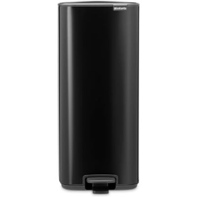 Brabantia Bo Pedal Cubo de basura 30L (negro mate), papelera cocina con diseño compacto y sistema de apertura con pedal, cubo basura reciclaje con cubo extraíble, incluye bolsas PerfectFit Brabantia Bo Pedal Cubo de basura 30L (negro mate), papelera cocina con diseño compacto y sistema de apertura con pedal, cubo basura reciclaje con cubo extraíble, incluye bolsas PerfectFit