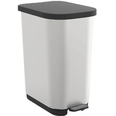 MSV Papelera Ovalada 35L Harper en Polipropileno 100% Reciclado, Diseño Elegante y Práctico para su Cocina o Baño, para Uso Diario, Blanco MSV Papelera Ovalada 35L Harper en Polipropileno 100% Reciclado, Diseño Elegante y Práctico para su Cocina o Baño, para Uso Diario, Blanco