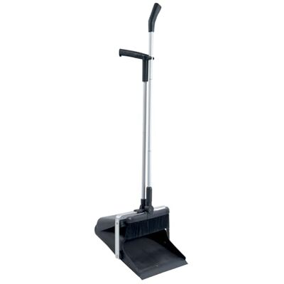 MSV 100.070,01 Escoba con la Cucharada, el Doblar, Aluminio, Dimensiones: 32 x 27 x 9 cm, Color: Negro MSV 100.070,01 Escoba con la Cucharada, el Doblar, Aluminio, Dimensiones: 32 x 27 x 9 cm, Color: Negro