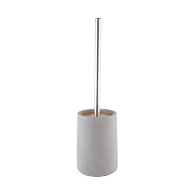 axentia Juego de escobilla y Soporte para Inodoro Turín – Soporte Decorativo en concreto – Interior de bambú y Mango de Acero Inoxidable – Juego de Limpieza Independiente en Color Gris axentia Juego de escobilla y Soporte para Inodoro Turín – Soporte Decorativo en concreto – Interior de bambú y Mango de Acero Inoxidable – Juego de Limpieza Independiente en Color Gris