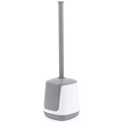 Beldray Anti-Bac set de escobilla de WC con soporte, blanco Tapa de cierre automático, soporte cerrado, cerdas rígidas de TPR, tratamiento antibacteriano, plástico resistente Beldray Anti-Bac set de escobilla de WC con soporte, blanco Tapa de cierre automático, soporte cerrado, cerdas rígidas de TPR, tratamiento antibacteriano, plástico resistente