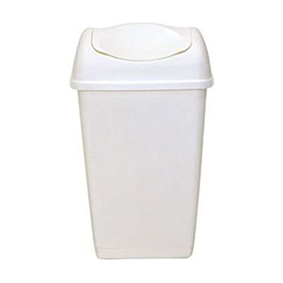 axentia Testrut Cubo de Basura con Tapa giratoria (25 L), Color Blanco axentia Testrut Cubo de Basura con Tapa giratoria (25 L), Color Blanco