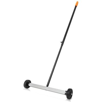 Neiko Mini barredora magnética de 43,2 cm, barredora magnética rodante con ruedas, mango ajustable, imán ligero para recoger las uñas, capacidad de 4,5 kg, detector de uñas Neiko Mini barredora magnética de 43,2 cm, barredora magnética rodante con ruedas, mango ajustable, imán ligero para recoger las uñas, capacidad de 4,5 kg, detector de uñas