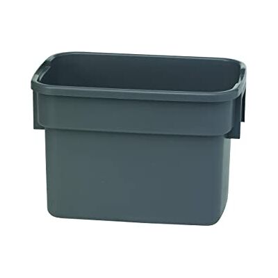 Vikan Caja para Trapos, 7 Litros, Gris, Caja de 4 Vikan Caja para Trapos, 7 Litros, Gris, Caja de 4
