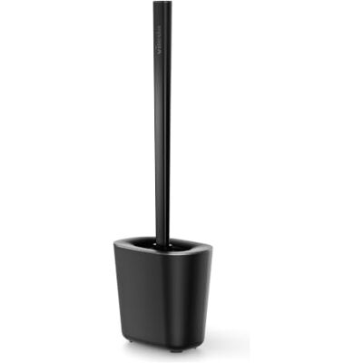 Vileda Escobilla de Baño con Soporte, Negro, Antideslizante Polipropileno y TPR resistentes con base de goma, 13 x 9 x 45,5 cm, sin montaje Vileda Escobilla de Baño con Soporte, Negro, Antideslizante Polipropileno y TPR resistentes con base de goma, 13 x 9 x 45,5 cm, sin montaje