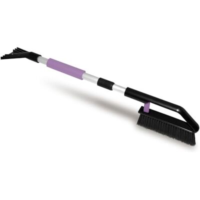 ToM PaR Cepillo y Rascador de Hielo 2 en 1 Palo Telescópico Extensible Ergonómico, Agarre Suave Escoba-rasqueta de Limpieza para Coche de Nieve Longitud: 82-110 cm Rosa ToM PaR Cepillo y Rascador de Hielo 2 en 1 Palo Telescópico Extensible Ergonómico, Agarre Suave Escoba-rasqueta de Limpieza para Coche de Nieve Longitud: 82-110 cm Rosa