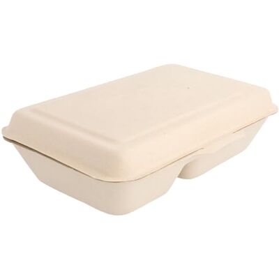 Garcia de Pou García de Pou 149.21 Bionic Conchas, 2 Compartimentos 1 litro, 22.5 x 16.5 x 6.4 cm, 50 unidades, Natural Celulosa Garcia de Pou García de Pou 149.21 Bionic Conchas, 2 Compartimentos 1 litro, 22.5 x 16.5 x 6.4 cm, 50 unidades, Natural Celulosa