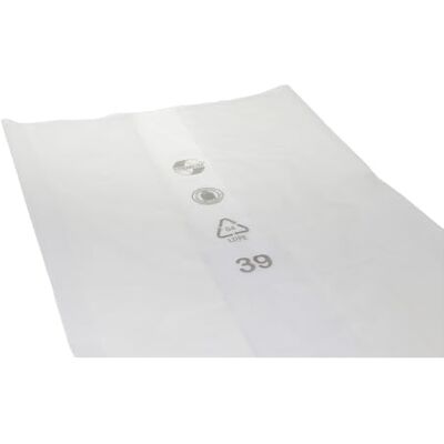 Deiss Premium Bolsas de basura (500 L, 70 unidades), color transparente Deiss Premium Bolsas de basura (500 L, 70 unidades), color transparente