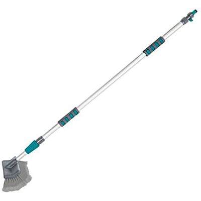 Beldray Cepillo para Coche con conexión de Manguera, extensión de Mango telescópico de 175cm, Cepillo de Limpieza de Coche con Mango Largo, cerdas Muy Suaves, Limpiador de Ventanas Beldray Cepillo para Coche con conexión de Manguera, extensión de Mango telescópico de 175cm, Cepillo de Limpieza de Coche con Mango Largo, cerdas Muy Suaves, Limpiador de Ventanas
