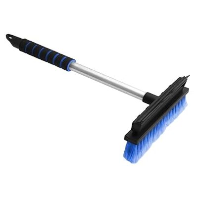 ToM PaR Cepillo y Escobillas de Goma 2 en 1 Escobilla y barredora Cristales y Espejos del Coche Robusto Mango de Aluminio Ergonómico, Agarre Suave Longitud: 43 cm Azul ToM PaR Cepillo y Escobillas de Goma 2 en 1 Escobilla y barredora Cristales y Espejos del Coche Robusto Mango de Aluminio Ergonómico, Agarre Suave Longitud: 43 cm Azul