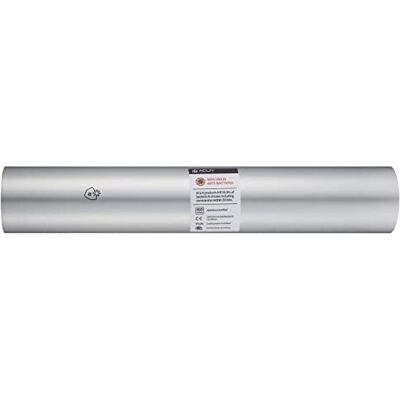 ACLIV Gima Antimicrobial Adhesive Silver Film Antivirus, Silver Color, Espesor 200 µm, para superficies planas y no, Antirreflectante, Antihuellas, Duración más de 6 meses, 1 Rollo de 5m x 400mm ACLIV Gima Antimicrobial Adhesive Silver Film Antivirus, Silver Color, Espesor 200 µm, para superficies planas y no, Antirreflectante, Antihuellas, Duración más de 6 meses, 1 Rollo de 5m x 400mm