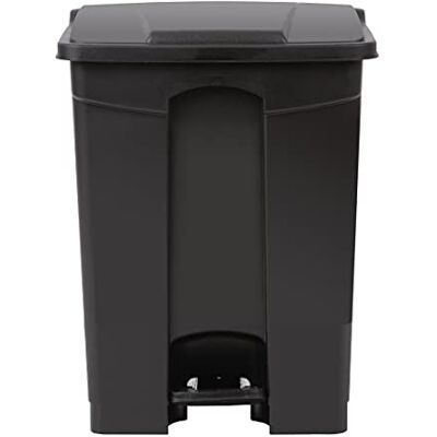 JANTEX cocina cubo de basura con pedal, 65 L, Negro JANTEX cocina cubo de basura con pedal, 65 L, Negro