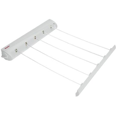 Metaltex 406325 Estante de secado ajustable - Líneas de nylon, Plegable - Secador de ropa Metaltex 406325 Estante de secado ajustable - Líneas de nylon, Plegable - Secador de ropa