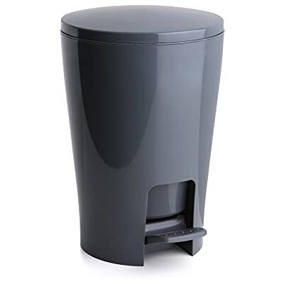 Tatay Papelera Baño con Pedal Diabolo 5L Interior Extraíble con Asa Diseño Práctico y Fácil de Limpiar Material Resistente y Duradero Diseño Funcional 19 x 21 x 28,2 cm – Gris Tatay Papelera Baño con Pedal Diabolo 5L Interior Extraíble con Asa Diseño Práctico y Fácil de Limpiar Material Resistente y Duradero Diseño Funcional 19 x 21 x 28,2 cm – Gris