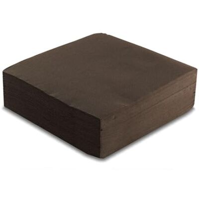 MORIGAMI Servilletas de Papel 40x40 cm Punta Punta – 200 Unidades, 2 Capas, Alta Absorción, para Hostelería, Eventos y Restaurantes, Color Chocolate MORIGAMI Servilletas de Papel 40x40 cm Punta Punta – 200 Unidades, 2 Capas, Alta Absorción, para Hostelería, Eventos y Restaurantes, Color Chocolate