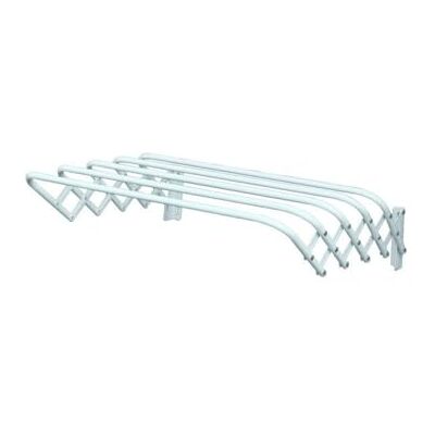 MSV Tendedero Extensible Plegable metalico de Pared 60CM Blanco MSV Tendedero Extensible Plegable metalico de Pared 60CM Blanco