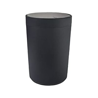 axentia Papelera para cosméticos (plástico, 5 L), Color Negro axentia Papelera para cosméticos (plástico, 5 L), Color Negro