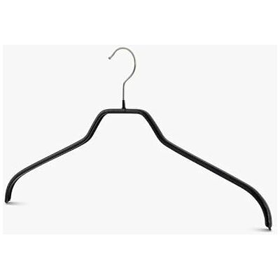 MAWA Perchas, 12 Unidades, Perchas ahorraespacio y Antideslizantes para Camisas y Blusas, giratorias 360°, Revestimiento Antideslizante, 45 cm, Negro MAWA Perchas, 12 Unidades, Perchas ahorraespacio y Antideslizantes para Camisas y Blusas, giratorias 360°, Revestimiento Antideslizante, 45 cm, Negro