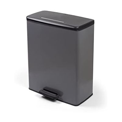 Curver Decobin Duo Prullenbak 26+26L Cool Grey(version antigua) Curver Decobin Duo Prullenbak 26+26L Cool Grey(version antigua)