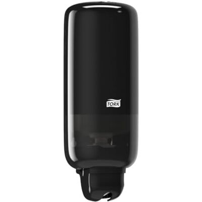 Tork Dispensador de jabón para jabón líquido, jabón en spray y desinfectante de manos, Elevation Sistema dispensador S1/S11 económico y a prueba de fugas, negro Tork Dispensador de jabón para jabón líquido, jabón en spray y desinfectante de manos, Elevation Sistema dispensador S1/S11 económico y a prueba de fugas, negro