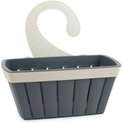 Ecoplast Colgante con Gancho, Cesta de Almacenamiento de plástico Reciclado, marrón, 20 Lt Ecoplast Colgante con Gancho, Cesta de Almacenamiento de plástico Reciclado, marrón, 20 Lt