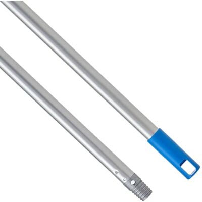 Maya Palo de Escoba y Fregona de 140 cm en PP con Acabado Estilo Titanio, Mango con Anclaje para Mopa, Repuesto de Rosca Universal Ø2,1 cm y Maneta para Colgar (Gris) Maya Palo de Escoba y Fregona de 140 cm en PP con Acabado Estilo Titanio, Mango con Anclaje para Mopa, Repuesto de Rosca Universal Ø2,1 cm y Maneta para Colgar (Gris)