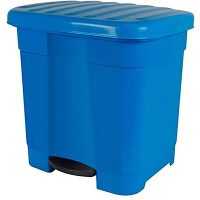 AC Cubo de Basura Ecológico 46L Cubo con 2 divisiones Interiores Cubo Reciclar Fabricado en plástico Resistente. Ideal para el hogar, Trabajo, hostelería, etc. Color Azul AC Cubo de Basura Ecológico 46L Cubo con 2 divisiones Interiores Cubo Reciclar Fabricado en plástico Resistente. Ideal para el hogar, Trabajo, hostelería, etc. Color Azul