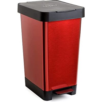 Tatay Cubo de Basura Smart Deco 26x36x47 cm Apertura con Pedal Libre de BPA Tatay Cubo de Basura Smart Deco 26x36x47 cm Apertura con Pedal Libre de BPA