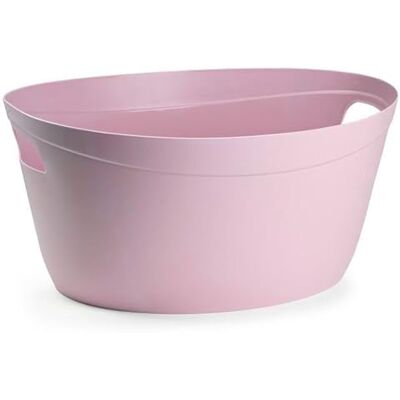 AC Cesta Ovalada de plástico con Asas Colada, almenamiento y organizión de la ropa Fabricada en España 22 Litros 48,5 x 36 x 22 cm Rosa Pastel AC Cesta Ovalada de plástico con Asas Colada, almenamiento y organizión de la ropa Fabricada en España 22 Litros 48,5 x 36 x 22 cm Rosa Pastel
