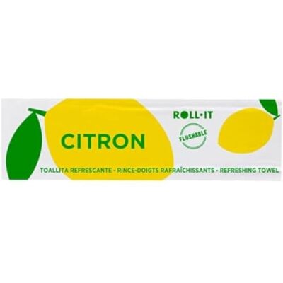 Garcia de Pou García de Pou Toallitas Flushable 'Roll-It Citron' 50 G/M2 14,5X4 Cm Blanco Celulosa (pack de 320) Garcia de Pou García de Pou Toallitas Flushable 'Roll-It Citron' 50 G/M2 14,5X4 Cm Blanco Celulosa (pack de 320)
