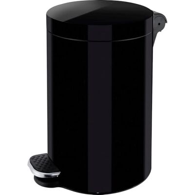 Helit Papelera con pedal «the knight» de 20 L, negra Cubos de basura con recubrimiento de iones de plata, pedal y efecto antimicrobiano Helit Papelera con pedal «the knight» de 20 L, negra Cubos de basura con recubrimiento de iones de plata, pedal y efecto antimicrobiano