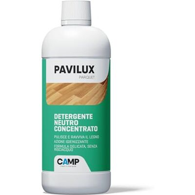 CAMP pavilux parquet- Limpiador Higiénico Neutro para Suelos y Parquet, Limpiador Concentrado Sin Espuma y Sin Aclarado, Ideal para Superficies de Madera, Productos de Limpieza del Hogar CAMP pavilux parquet- Limpiador Higiénico Neutro para Suelos y Parquet, Limpiador Concentrado Sin Espuma y Sin Aclarado, Ideal para Superficies de Madera, Productos de Limpieza del Hogar