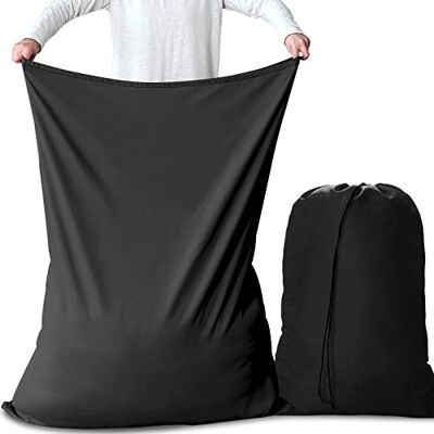 AiQInu Bolsa de Lavandería Plegable, 2 Unidades Grandes Bolsas de Ropa con Cordón, Organizador Material Antidesgarros para Cuarto de Lavado Cocina Dormitorio Hotel de Viaje 70 x 115cm AiQInu Bolsa de Lavandería Plegable, 2 Unidades Grandes Bolsas de Ropa con Cordón, Organizador Material Antidesgarros para Cuarto de Lavado Cocina Dormitorio Hotel de Viaje 70 x 115cm