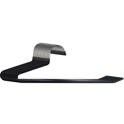 Relaxdays Perchas , Juego de 12, Antideslizantes, ahorran Espacio, HBT: 17,5 x 35 x 0,5 cm, para Trajes, Negras Relaxdays Perchas , Juego de 12, Antideslizantes, ahorran Espacio, HBT: 17,5 x 35 x 0,5 cm, para Trajes, Negras