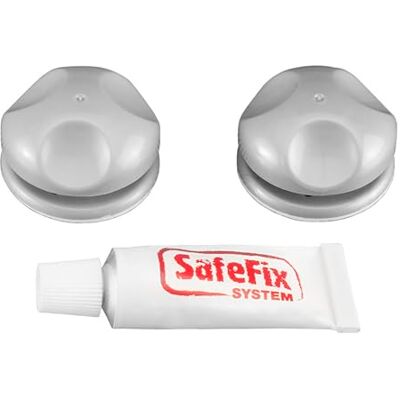 Metaltex VIVA Set 2 SoportesC/Pegamento SAFEFIX. Metaltex VIVA Set 2 SoportesC/Pegamento SAFEFIX.