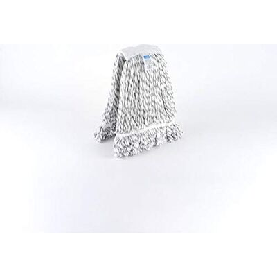 PLA Mopa Industrial Microcotton con Cinta, Blanco, 16x9x20Cm PLA Mopa Industrial Microcotton con Cinta, Blanco, 16x9x20Cm