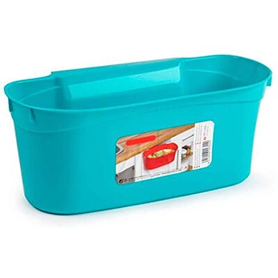 Acan Tradineur Cesta de plástico de color surtido, recogedora para múltiples usos, de 13 x 30 x 17 cm. Recogedor para distintos usos, especial para tirar desperdicios de cocina. Acan Tradineur Cesta de plástico de color surtido, recogedora para múltiples usos, de 13 x 30 x 17 cm. Recogedor para distintos usos, especial para tirar desperdicios de cocina.