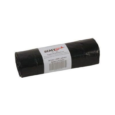 Semy Top Bolsas de basura con cierre (PEBD, 570 x 850 mm, tipo 80 extra, aprox. 60 l, pack de 24 x 10 unidades), color negro Semy Top Bolsas de basura con cierre (PEBD, 570 x 850 mm, tipo 80 extra, aprox. 60 l, pack de 24 x 10 unidades), color negro