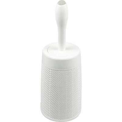 Addis Juego de escobilla de Inodoro de plástico Redondo de arpillera sintética con Sistema Interno de inyección de detergente, Color Blanco Limpio, Talla única Addis Juego de escobilla de Inodoro de plástico Redondo de arpillera sintética con Sistema Interno de inyección de detergente, Color Blanco Limpio, Talla única