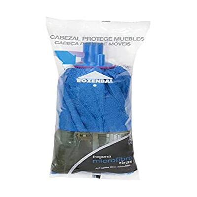 ROZENBAL Fregona Tiras Microfibra Azul ROZENBAL Fregona Tiras Microfibra Azul