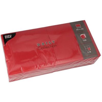 Servilletas Papstar - 320x320mm, 3 capas, Doblado 1/4 - Servilletas Servilletas Papstar - 320x320mm, 3 capas, Doblado 1/4 - Servilletas